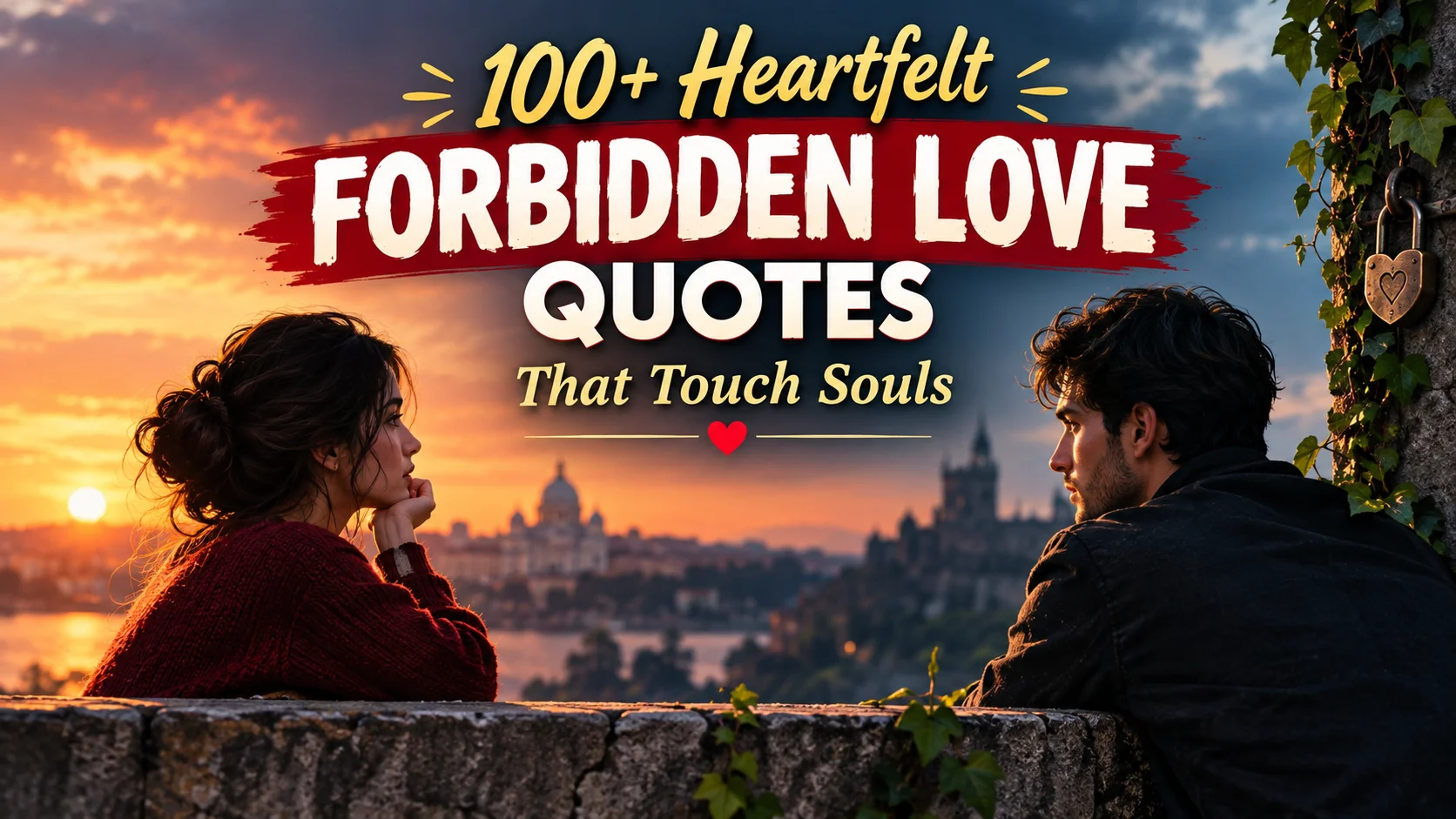Heartfelt Forbidden Love Quotes That Touch Souls