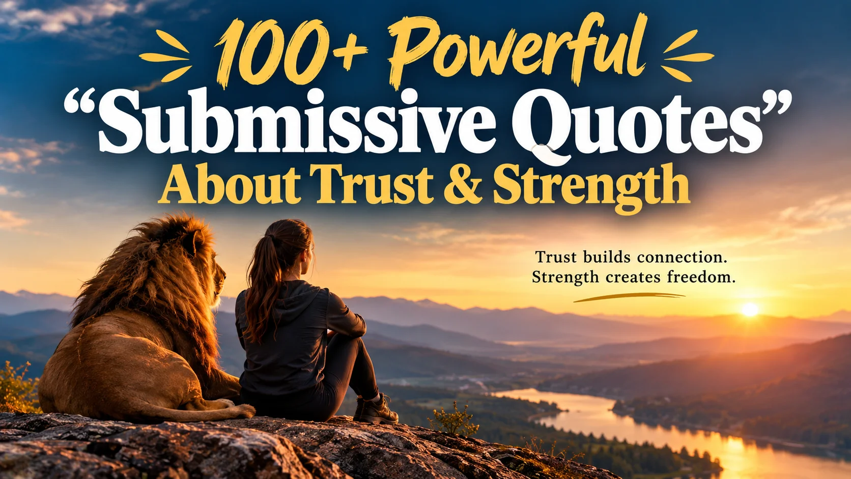 Powerful Submissive Quotes About Trust & Strength