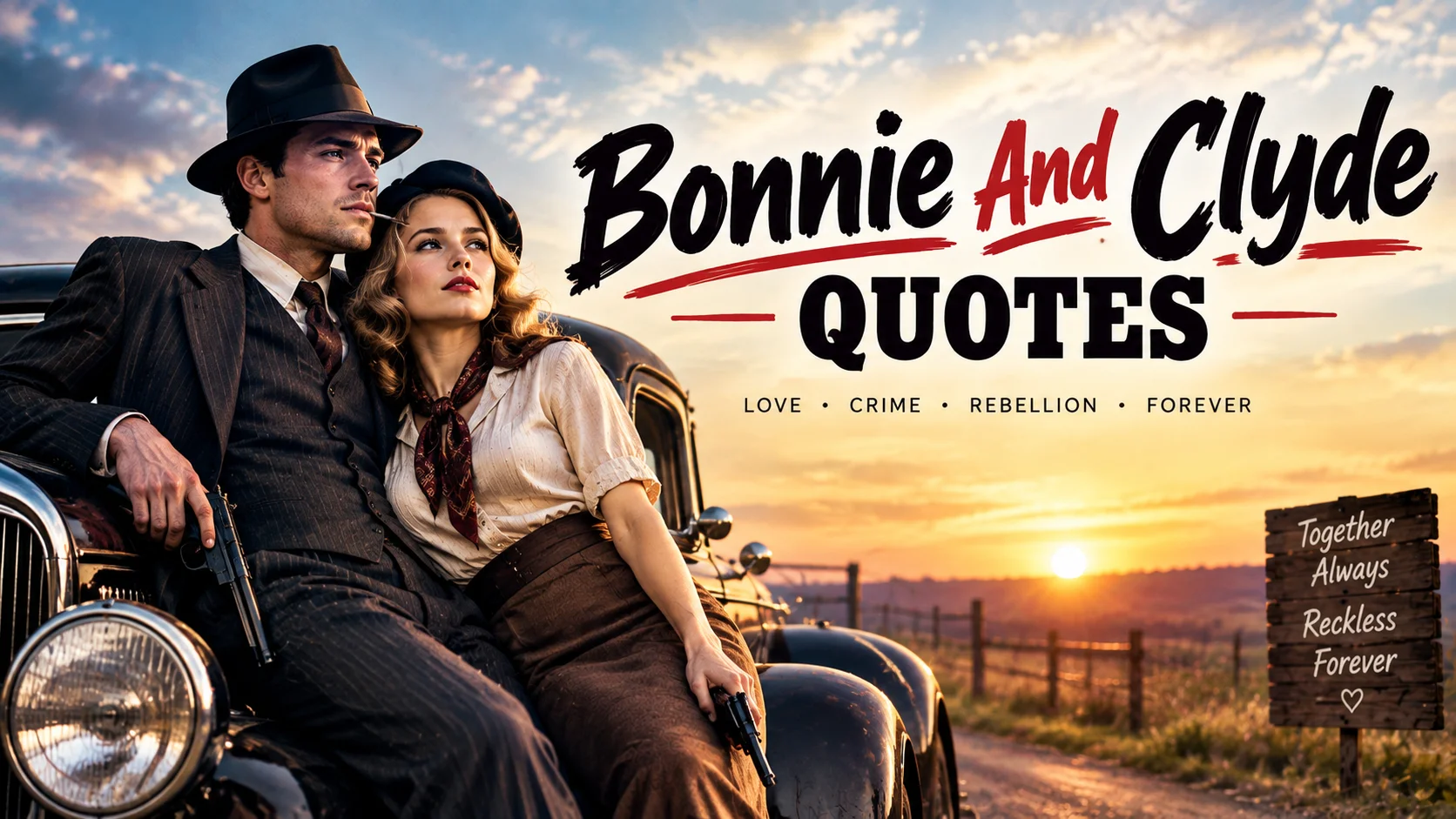 Iconic Bonnie And Clyde Quotes For True Ride-Or-Dies