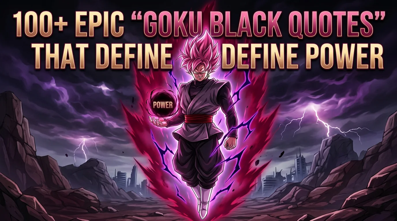 Epic "Goku Black Quotes" That Define Power