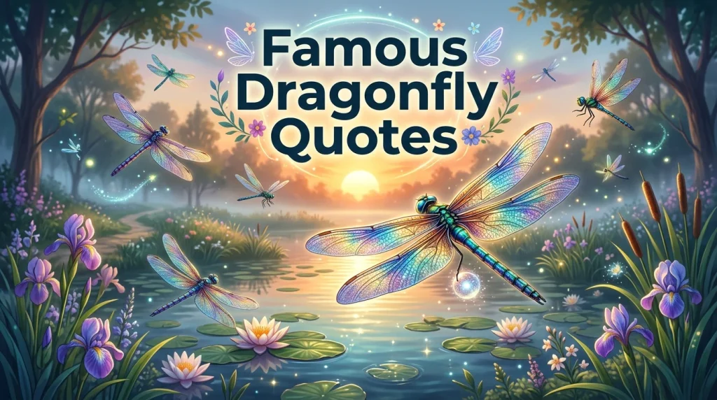 Famous Dragonfly Quotes