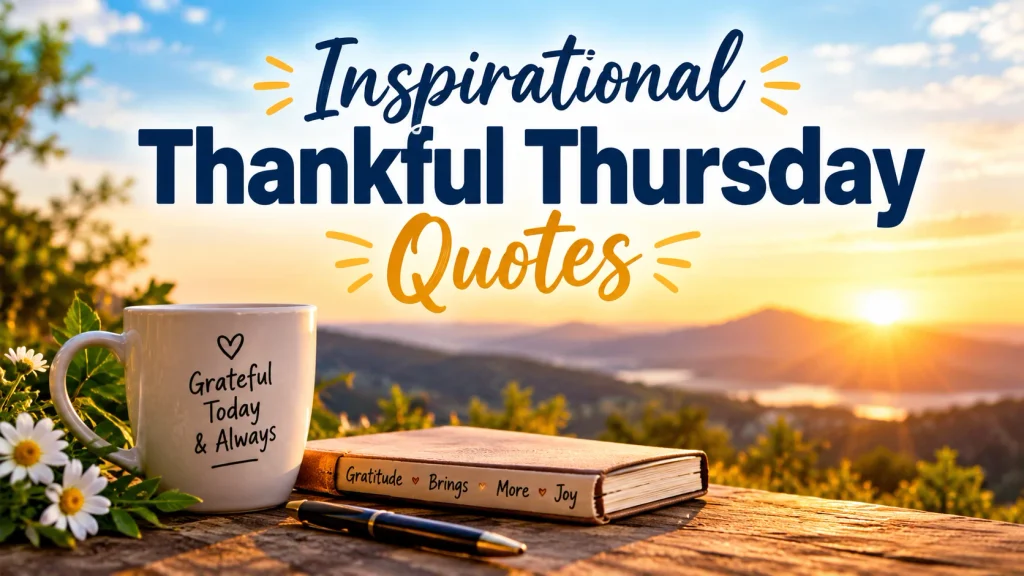Inspirational Thankful Thursday Quotes