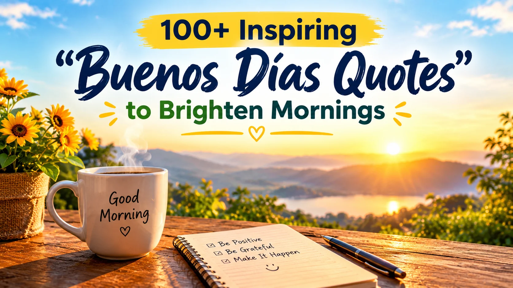 Inspiring "Buenos Días Quotes" to Brighten Mornings