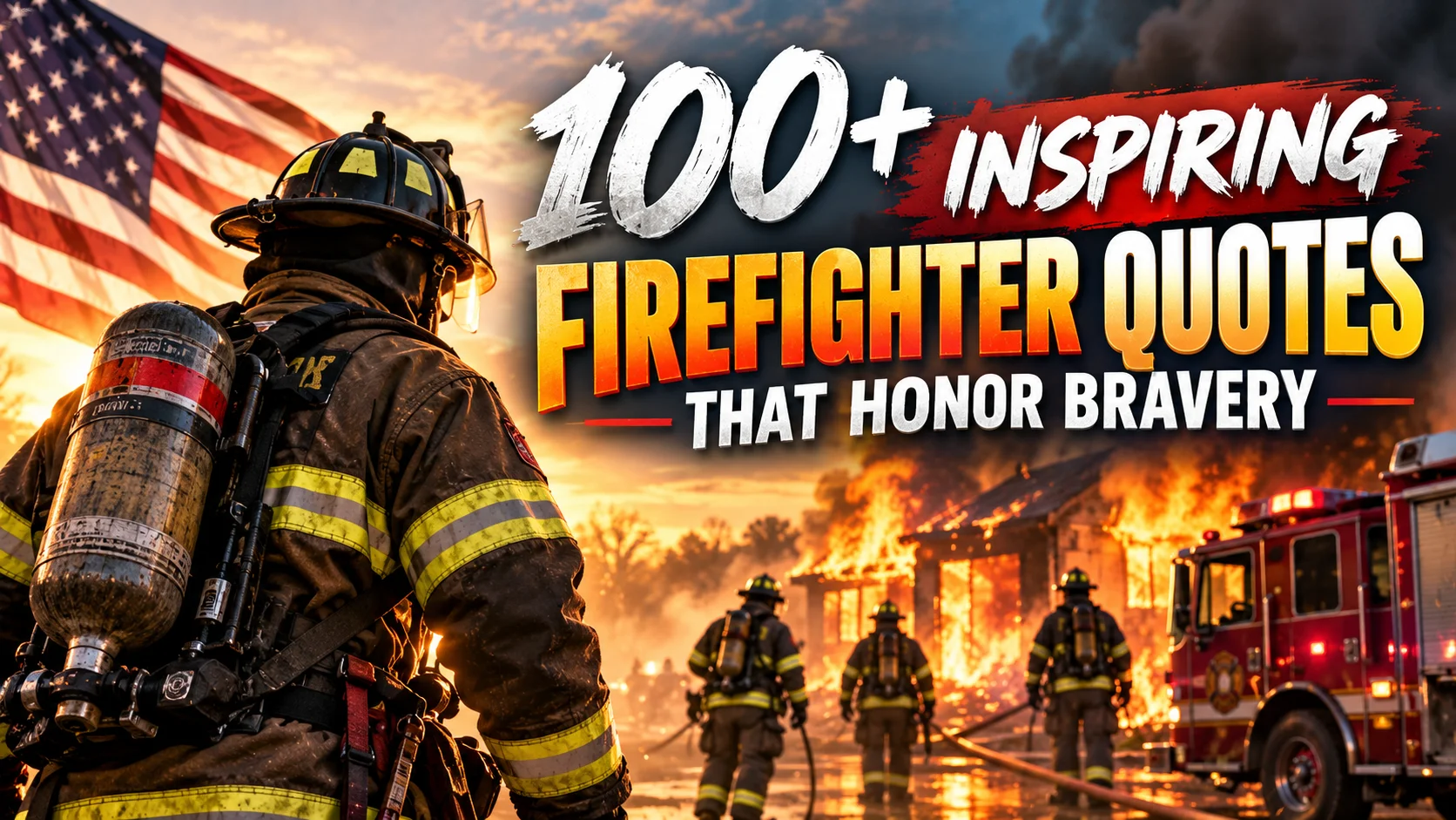 Inspiring "Firefighter Quotes" That Honor Bravery