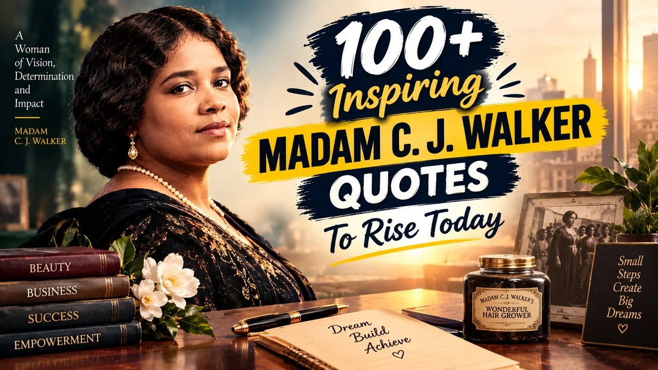 Inspiring "Madam C. J. Walker Quotes" To Rise Today