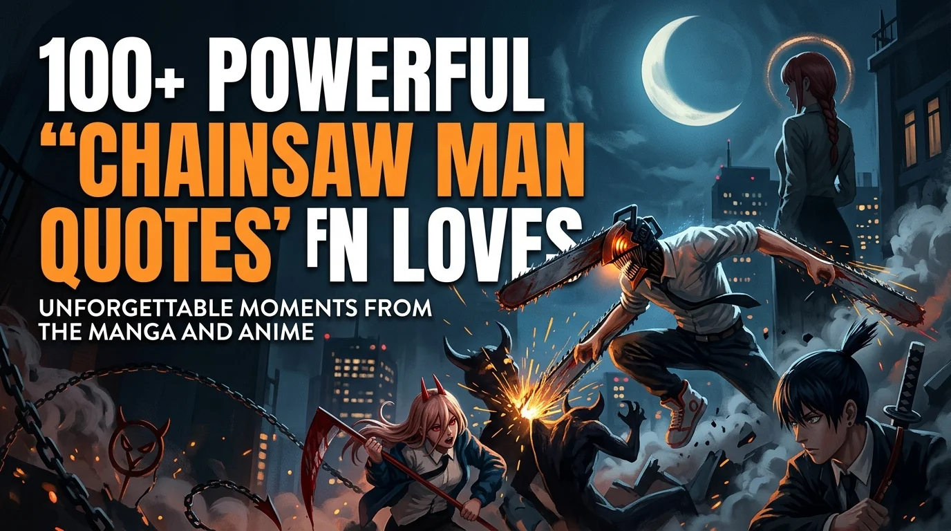 Powerful "Chainsaw Man Quotes" Every Fan Loves