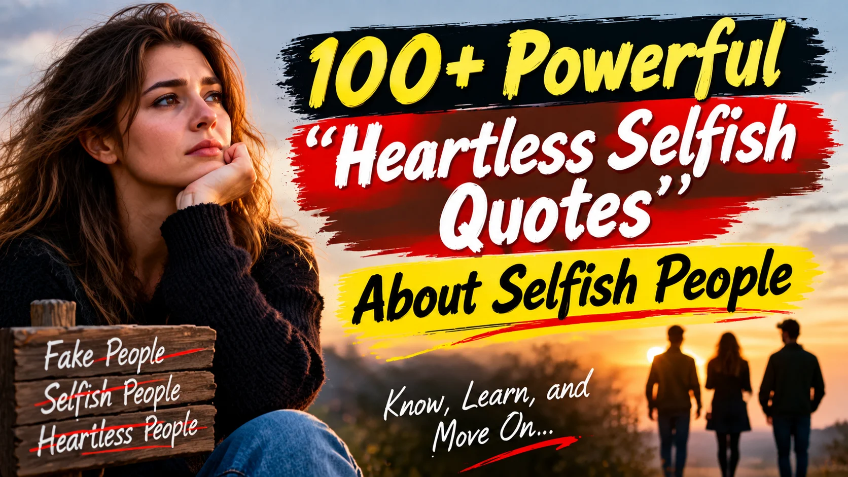 Powerful "Heartless Selfish Quotes" About Selfish People