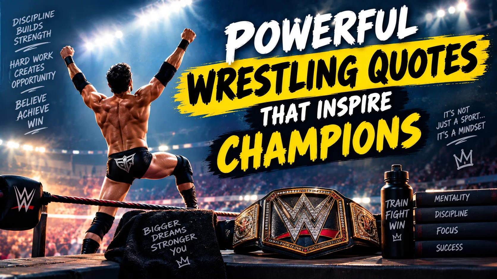 Powerful "Wrestling Quotes" That Inspire Champions