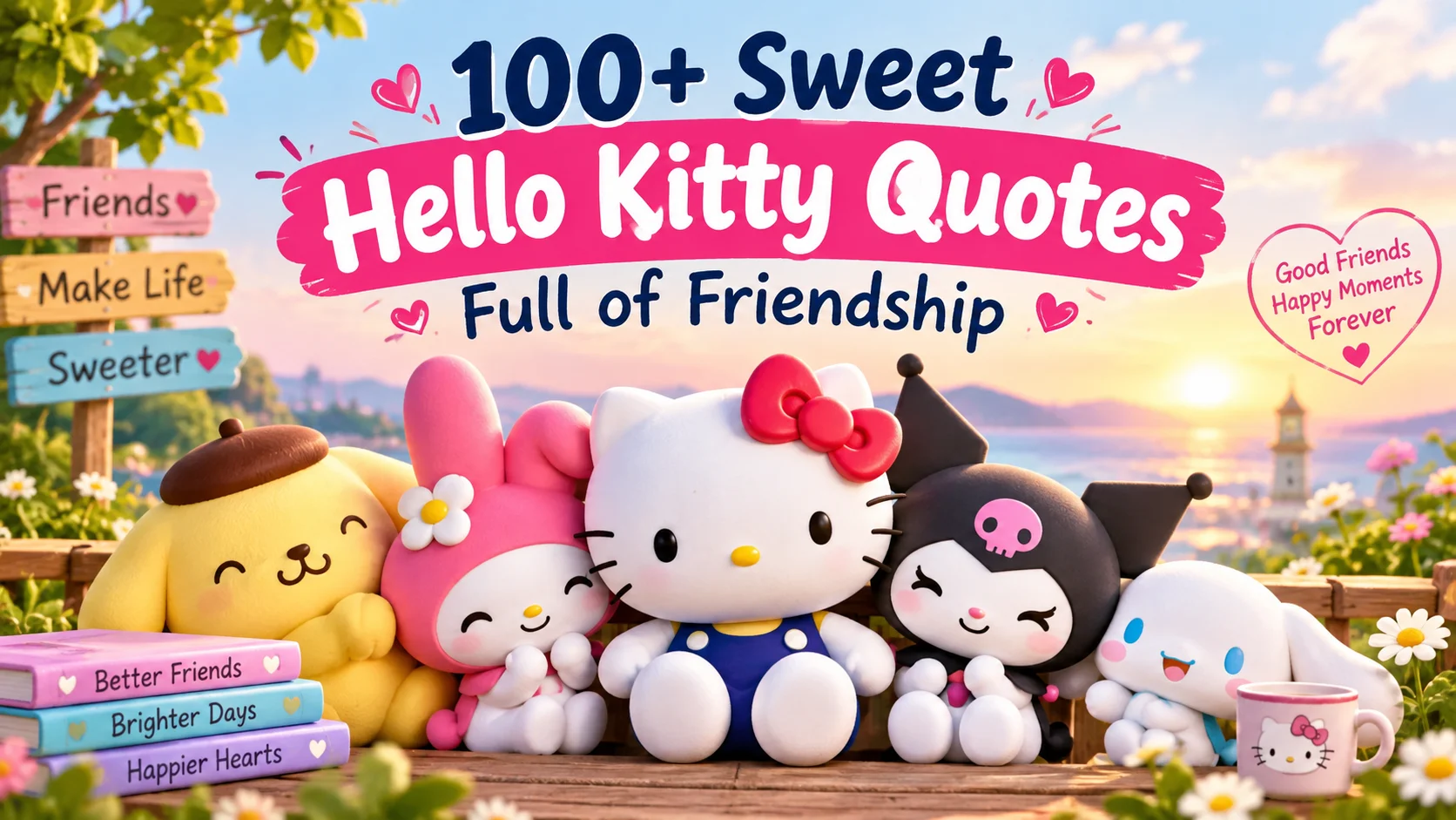 Sweet "Hello Kitty Quotes" Full of Friendship